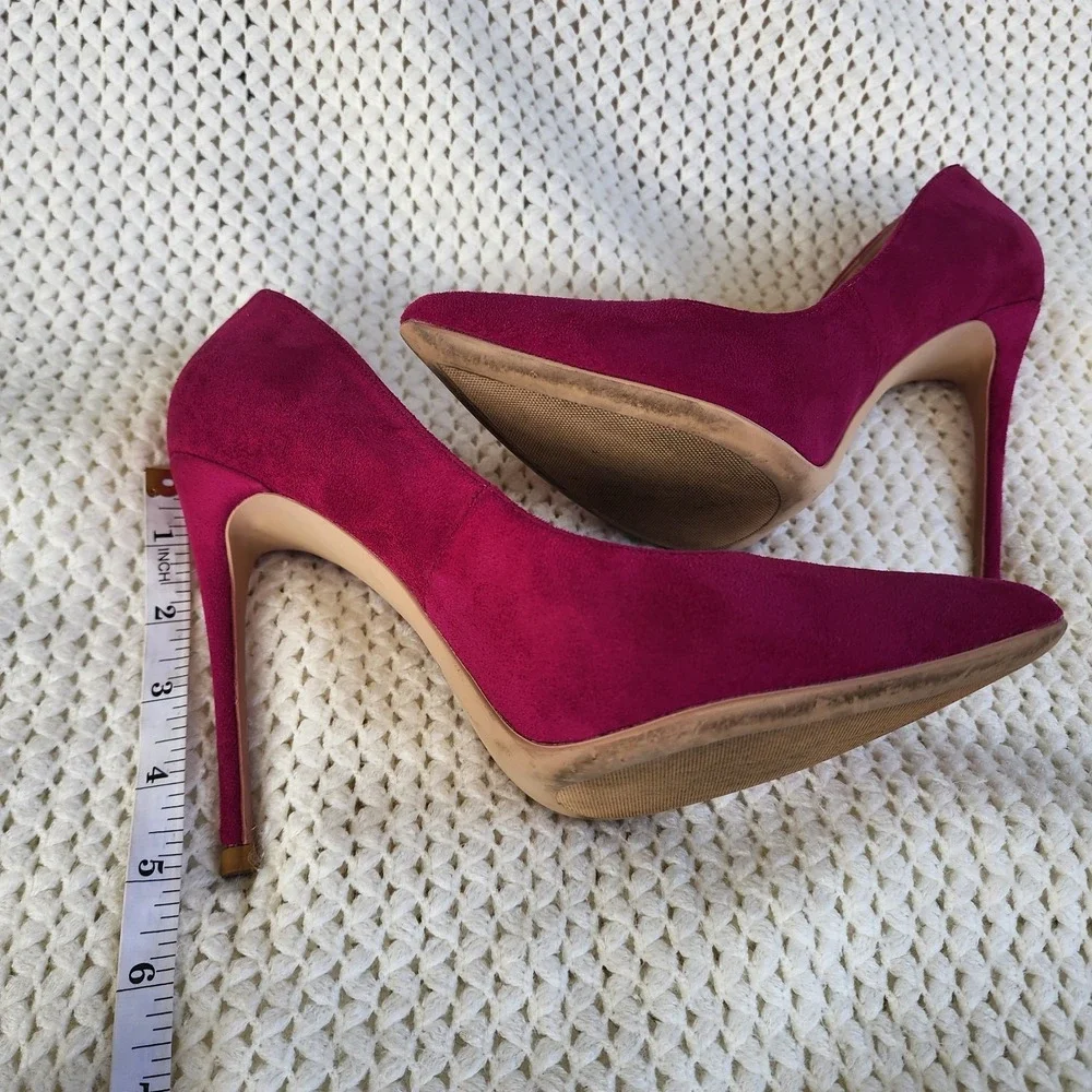Elisabeth Lang Stiletto High Heel Suede ‎ Size US9